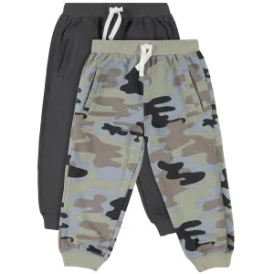 2-Pack Infant & Toddler Boys Camo Pocketed Joggers