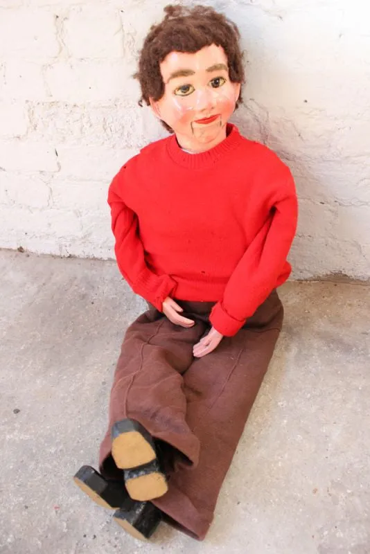 A Fantastic Quality Early 20th Century Ventriloquist's Dummy