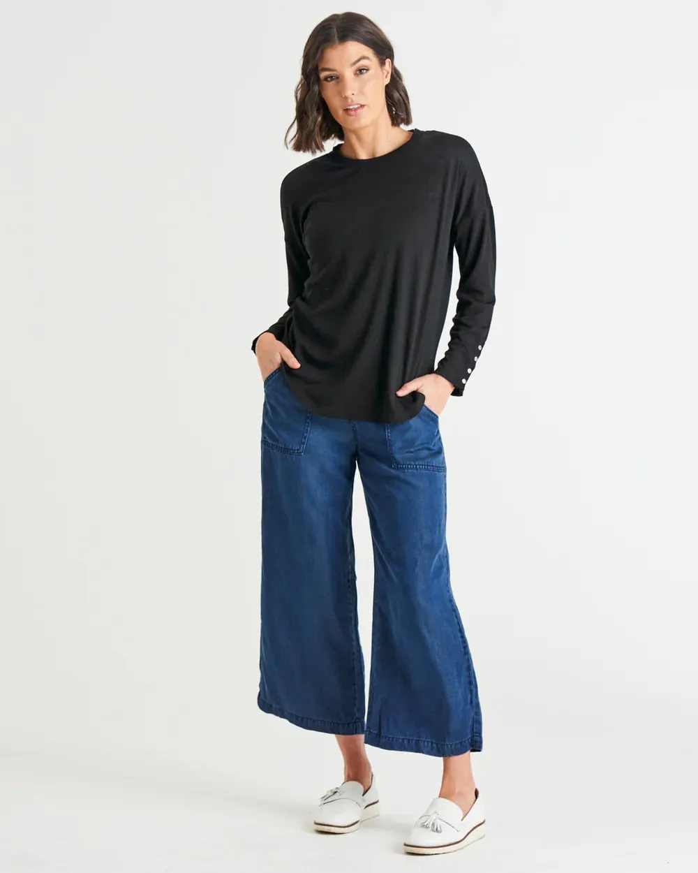 Betty Basics Malika Ribbed Long Sleeve