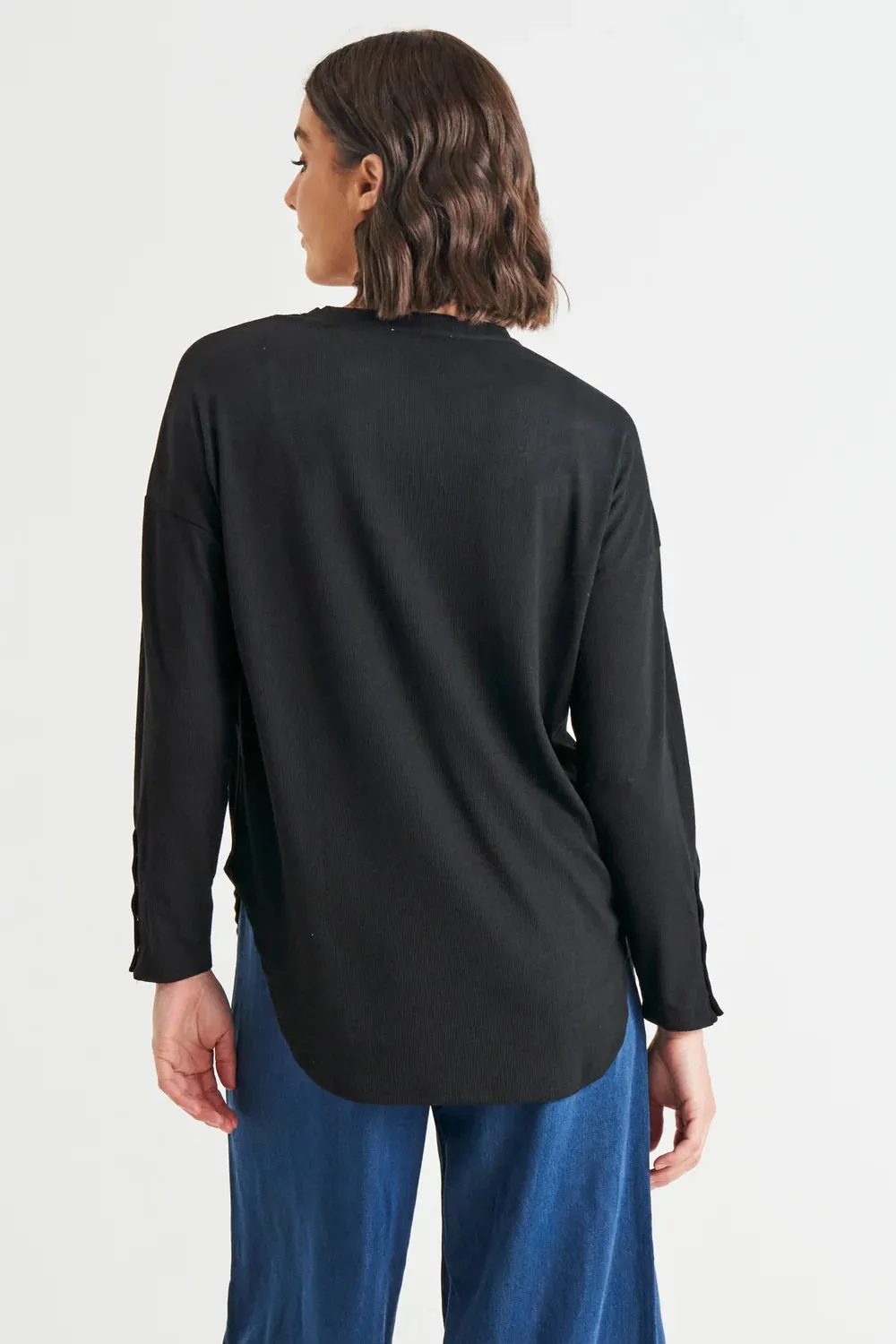 Betty Basics Malika Ribbed Long Sleeve