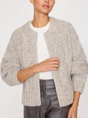 Brochu Walker - Illia Handknit Cardigan in Stone