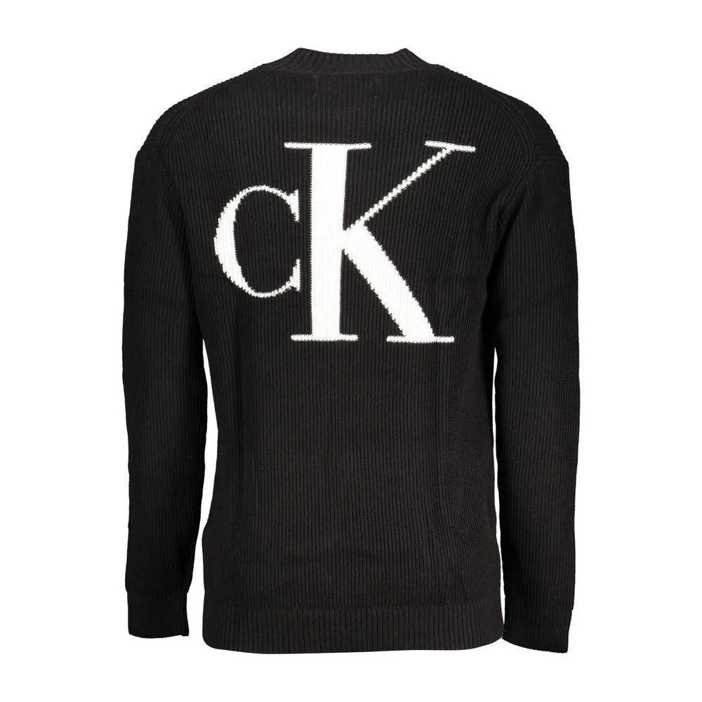 Calvin Klein Sleek High Neck Embroidered Sweater