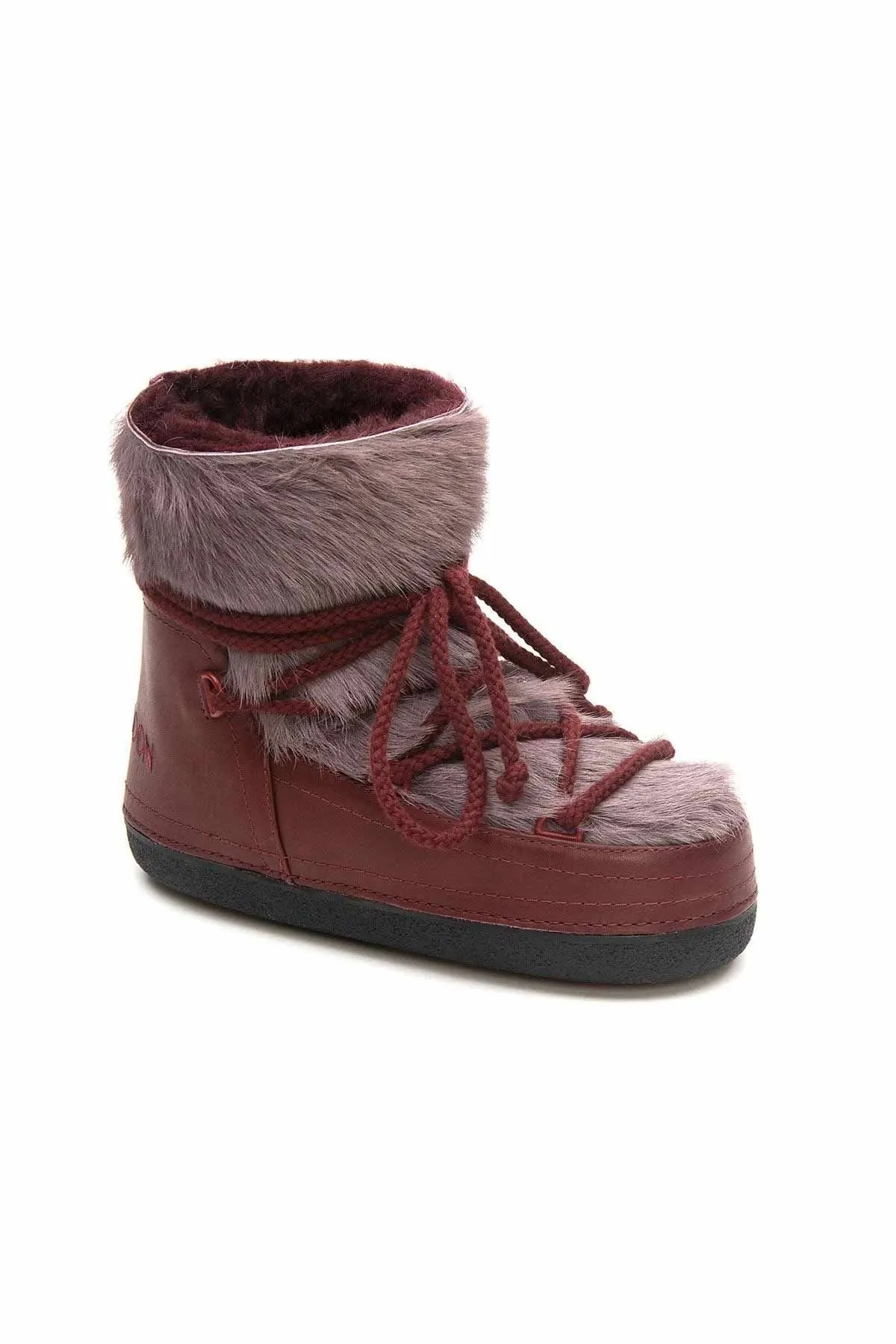 Cool Moon Women's Genuine Fur Snow Boot SCB 251316 Burgundy