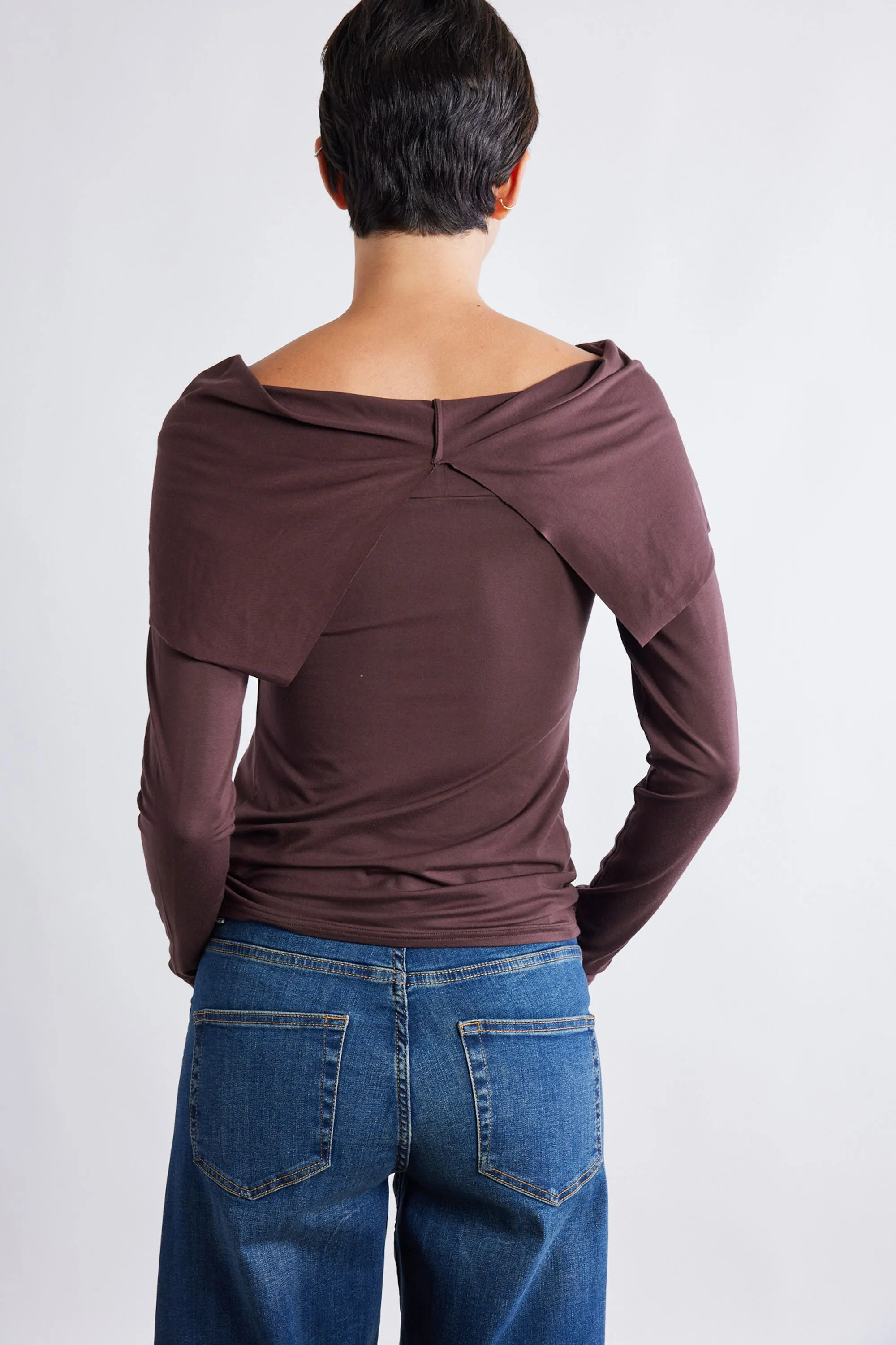 Iconic Off The Shoulder Long Sleeve Top