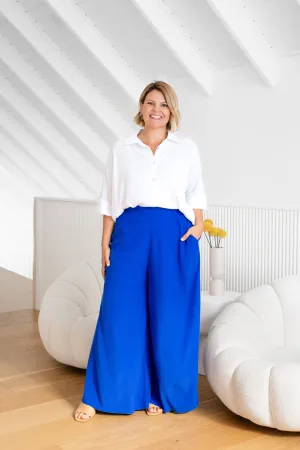 Larsa Pants in Cobalt