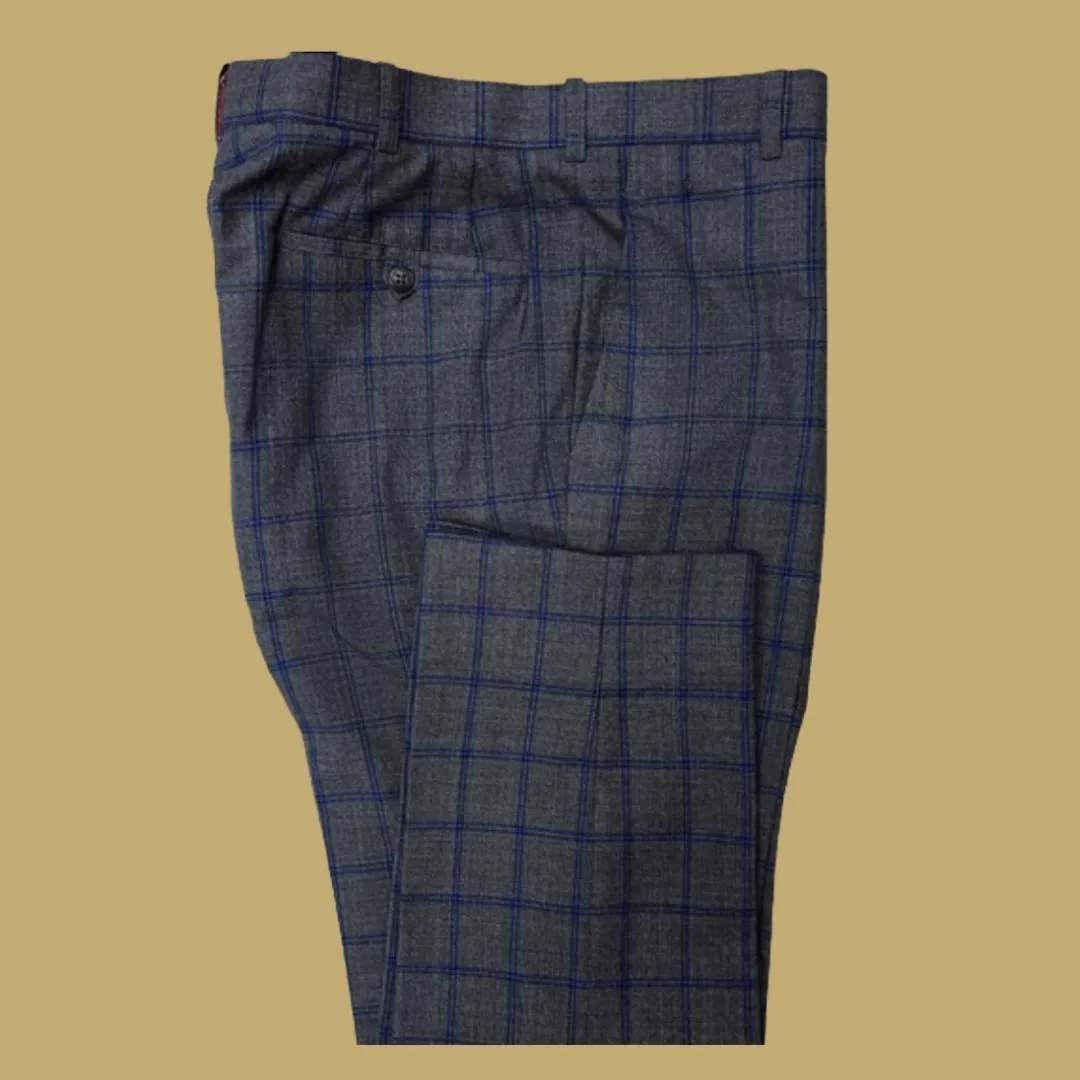 Leon Windowpane Slacks