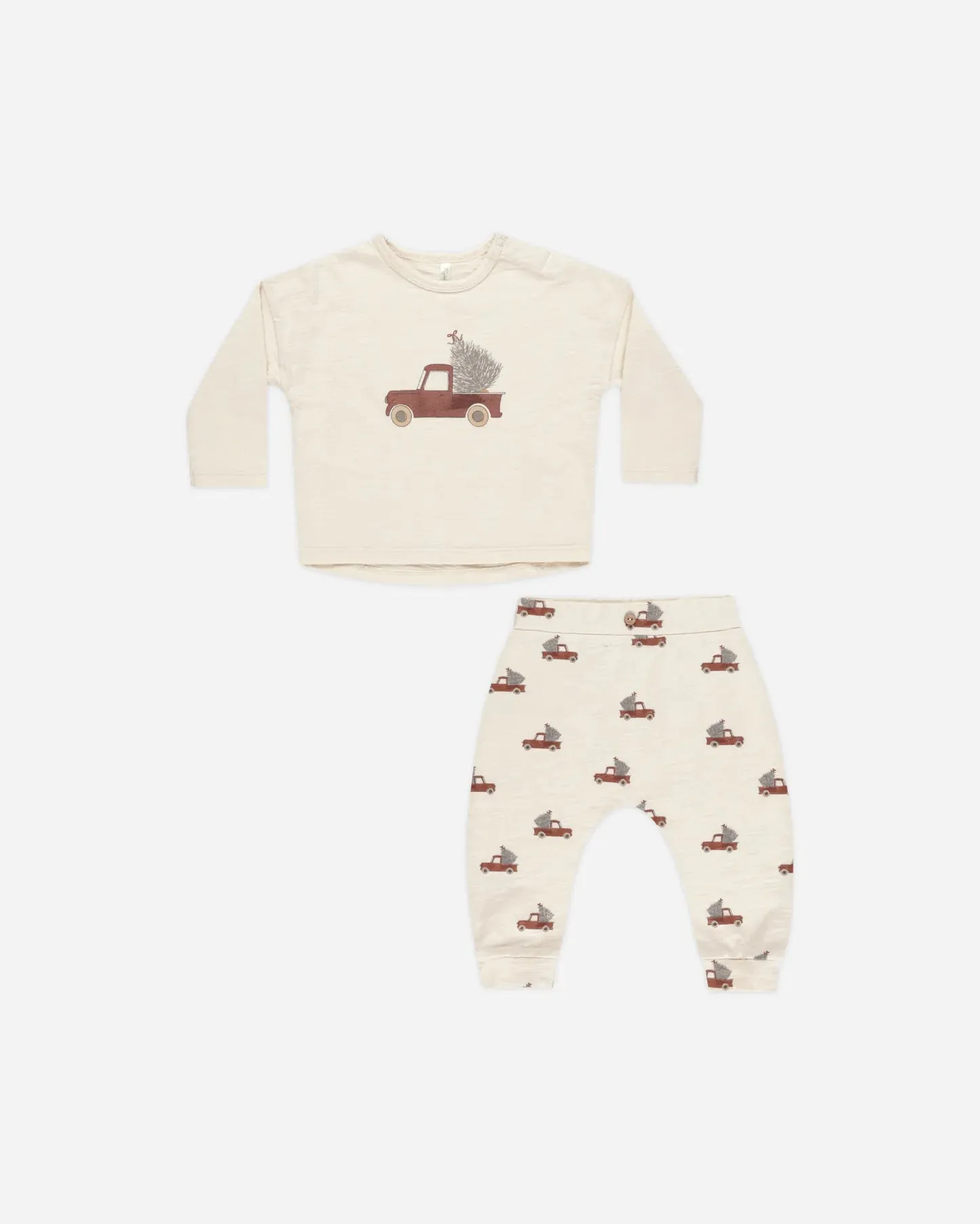 Long Sleeve Tee   Pant Set - Trucks