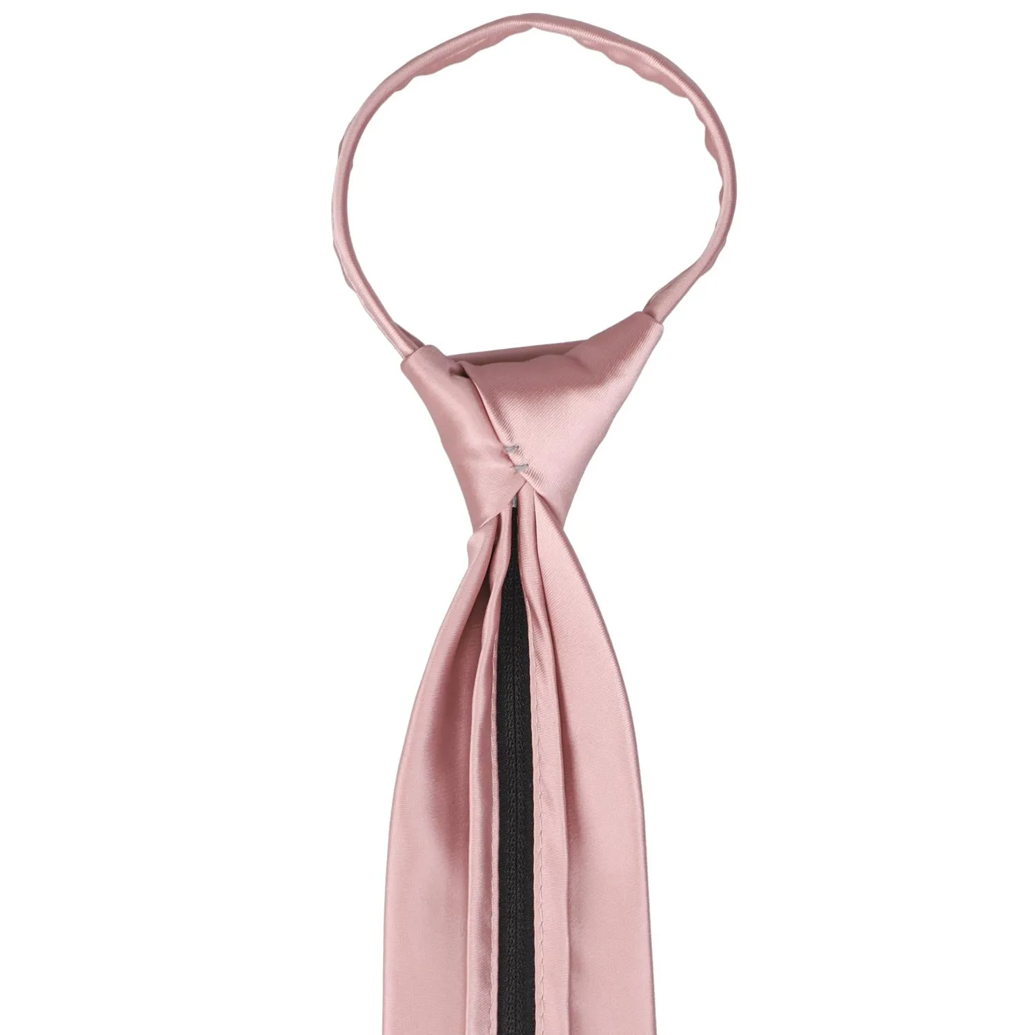 Mauve Premium Zipper Tie