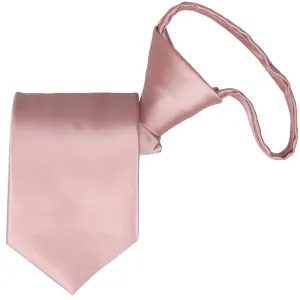 Mauve Premium Zipper Tie