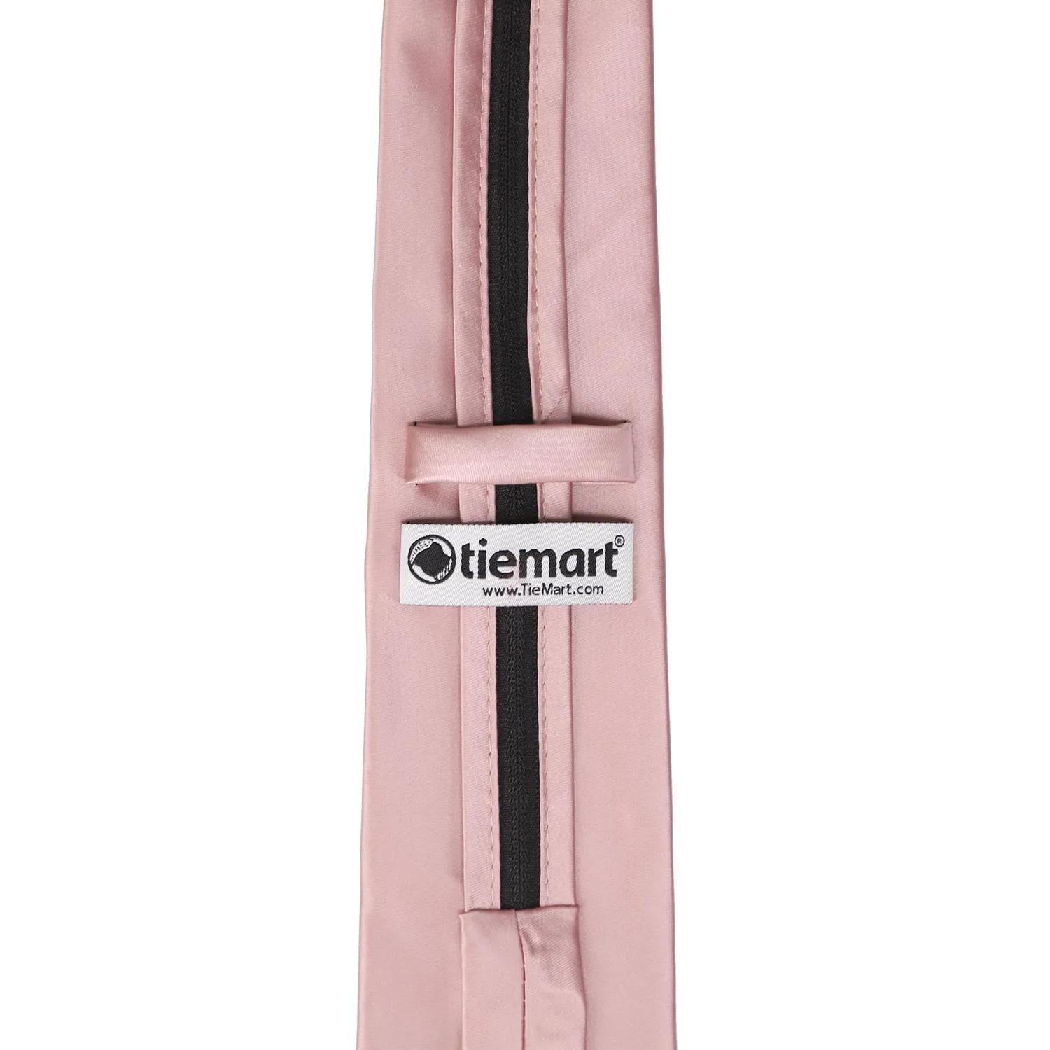 Mauve Premium Zipper Tie