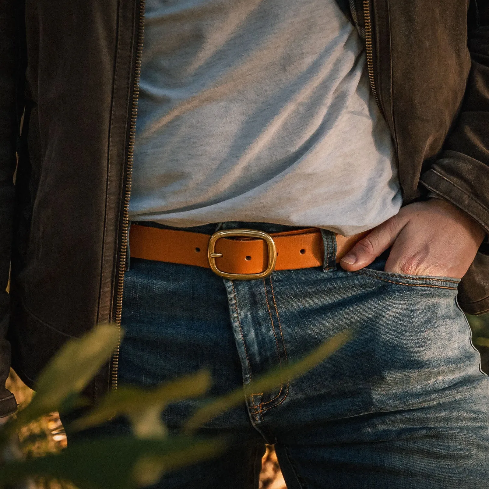 Oban 32 Tan Leather Belt