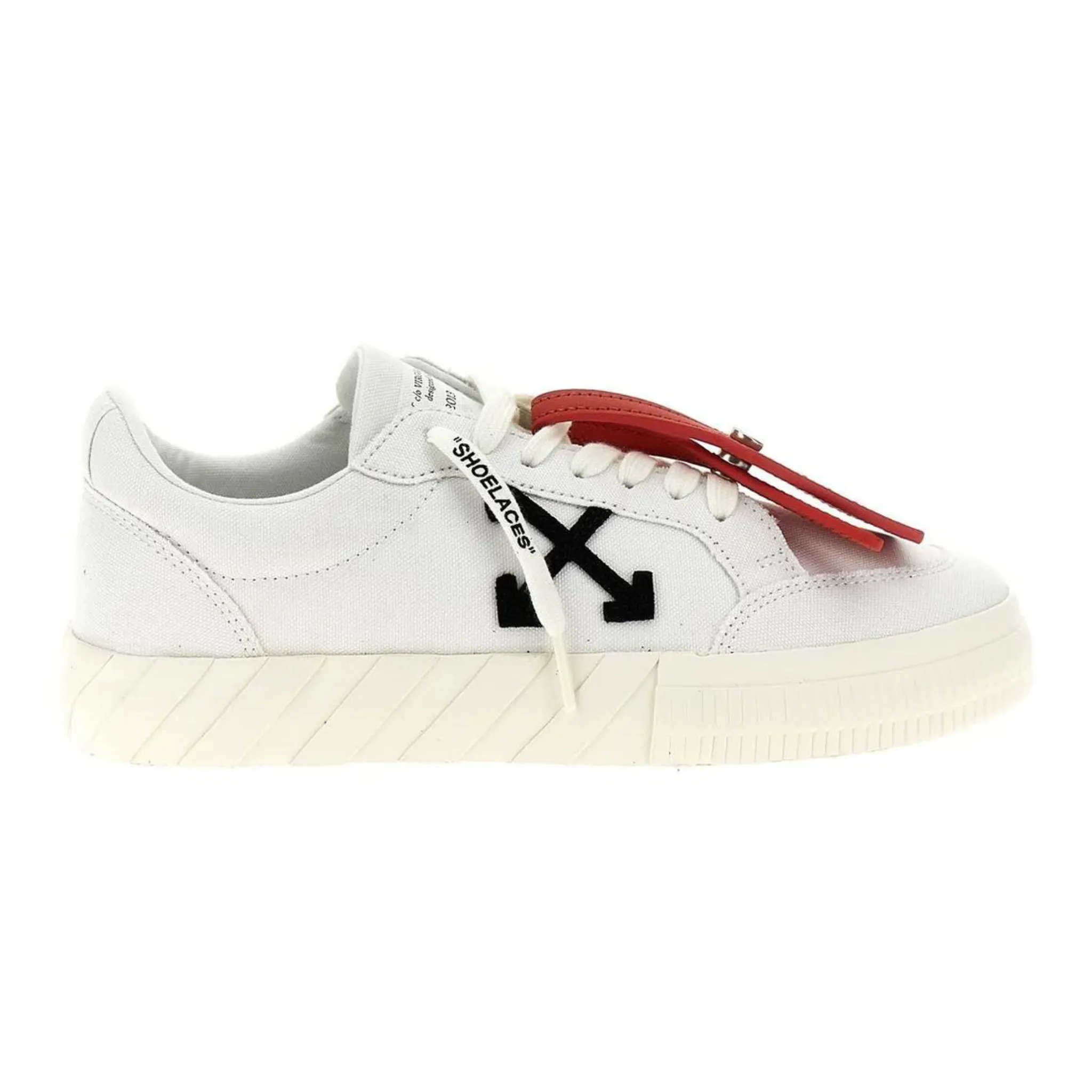 Off-White Low Vulcanized Lace-Up Sneakers (WOMEN)