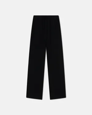 Polyka - Sale Bouclé Crepe Pants - Black