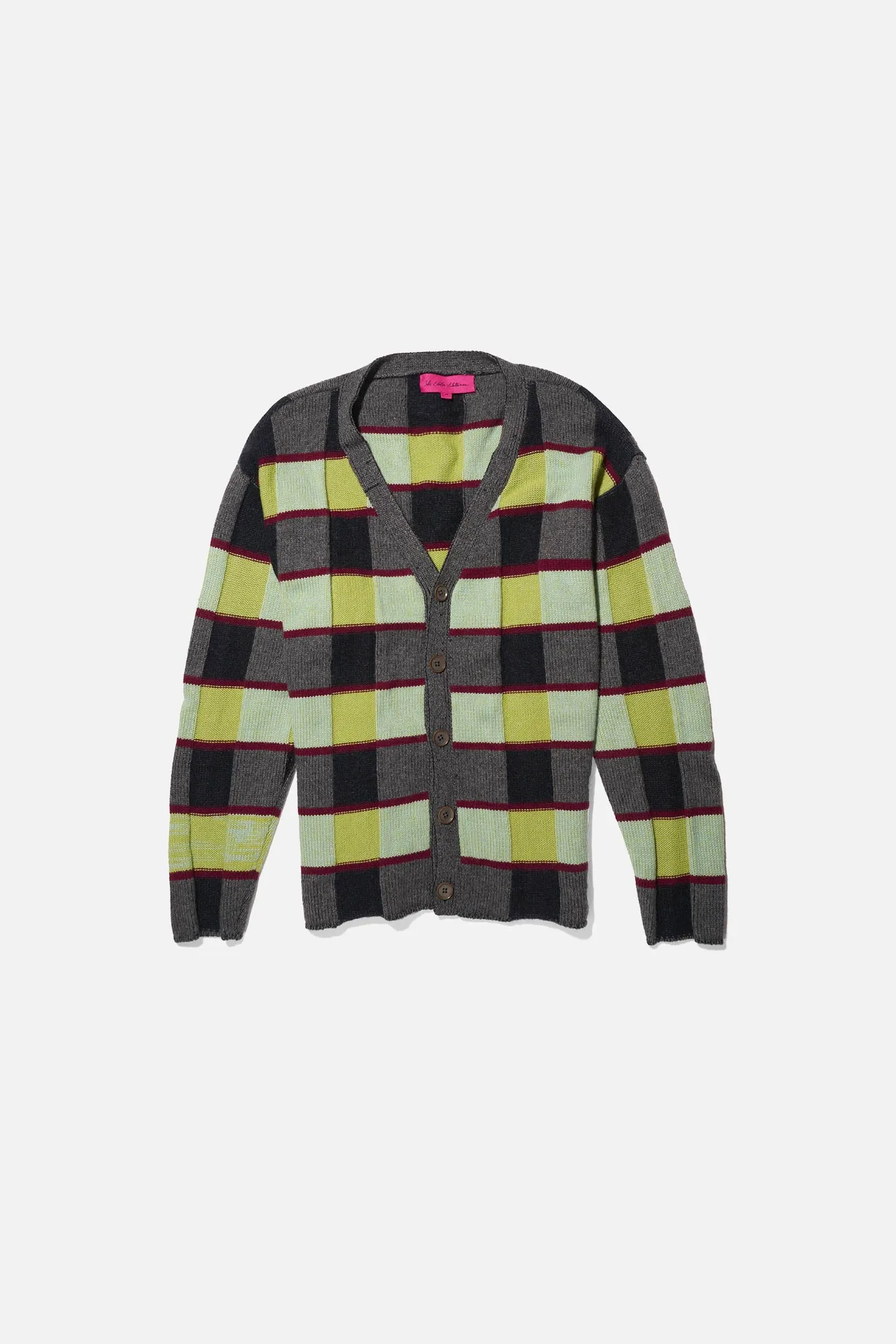 Promotion Plaid Cardigan