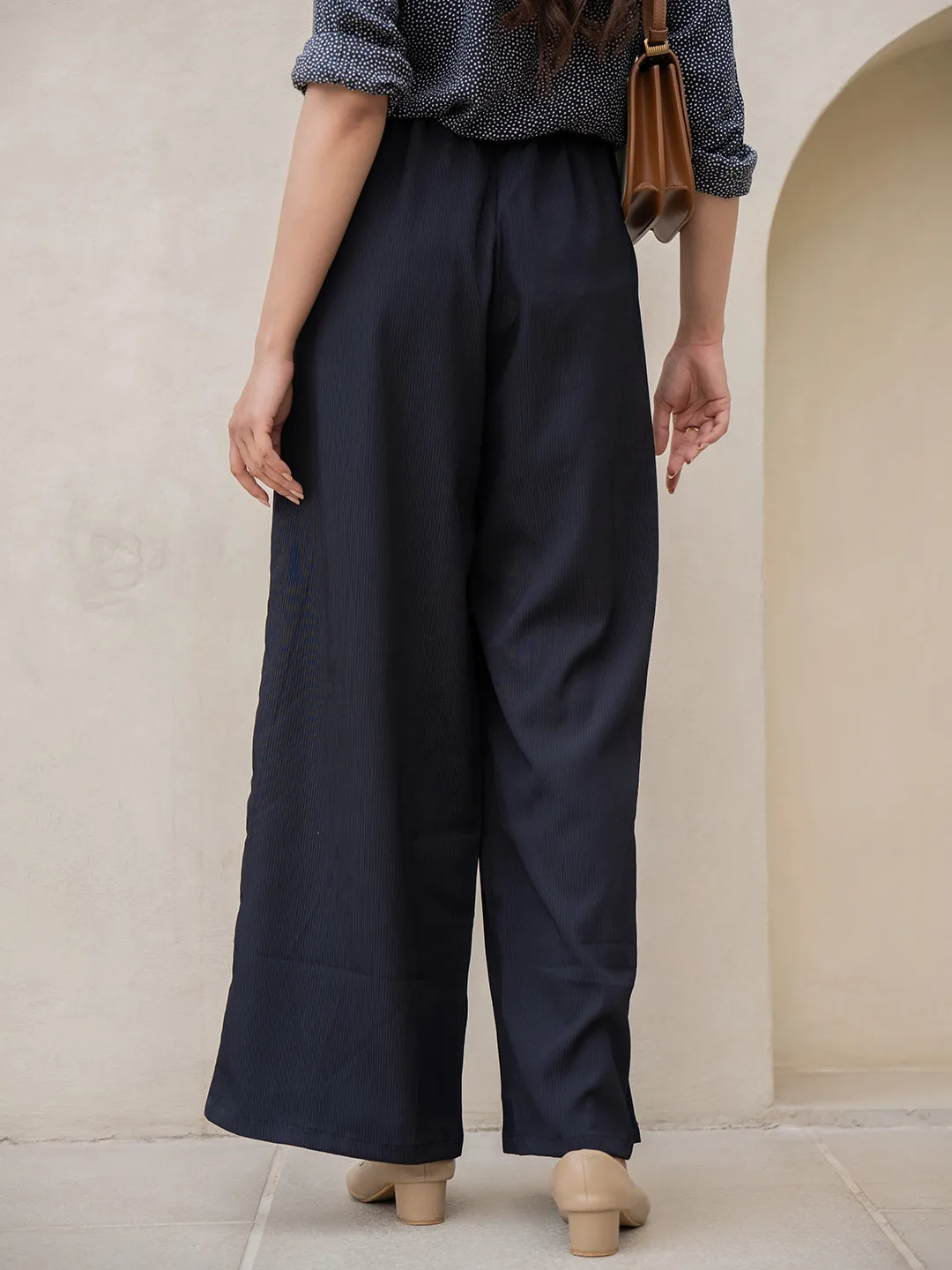 Star Line Black Comfort Pants