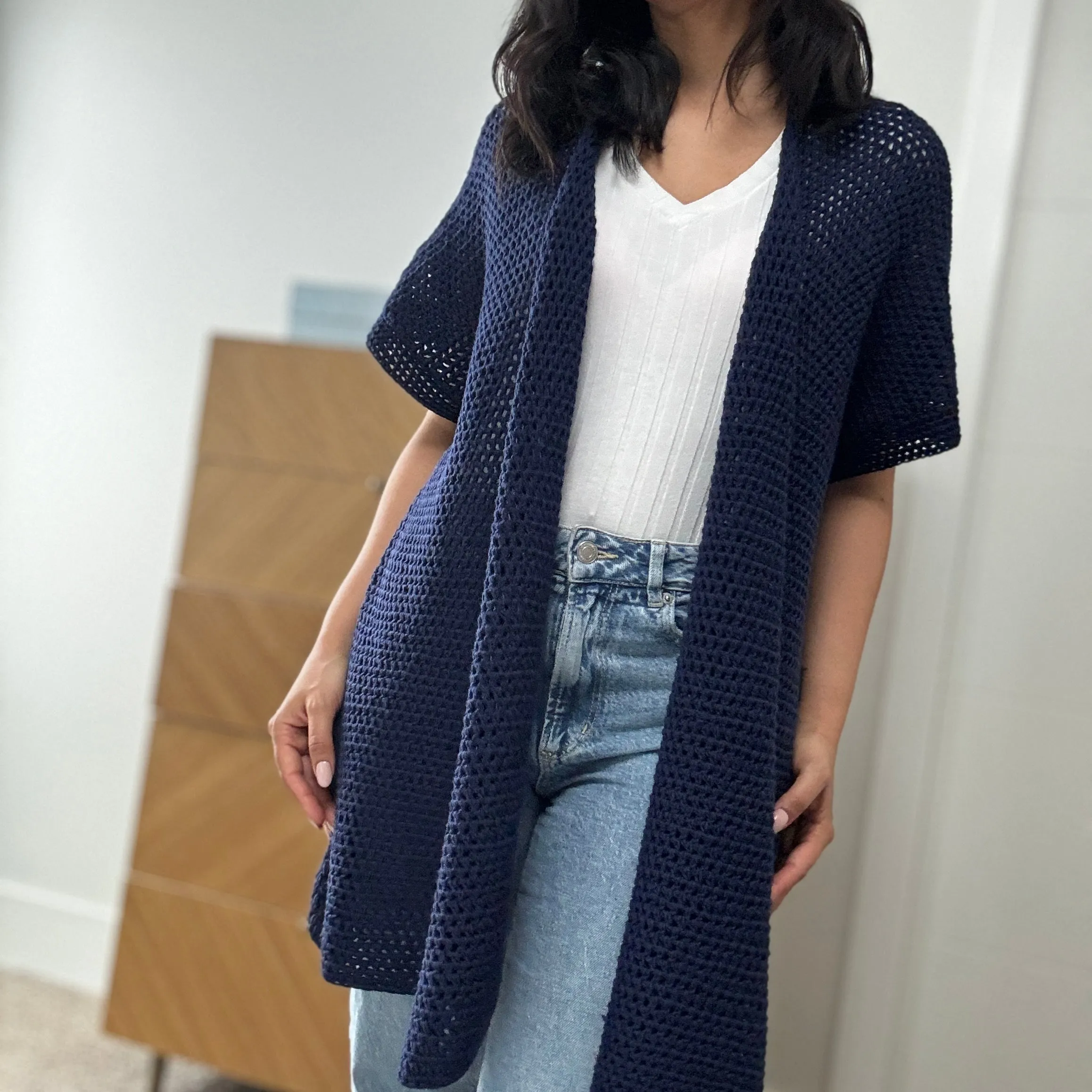 Summer Short Sleeve Cardigan Pattern