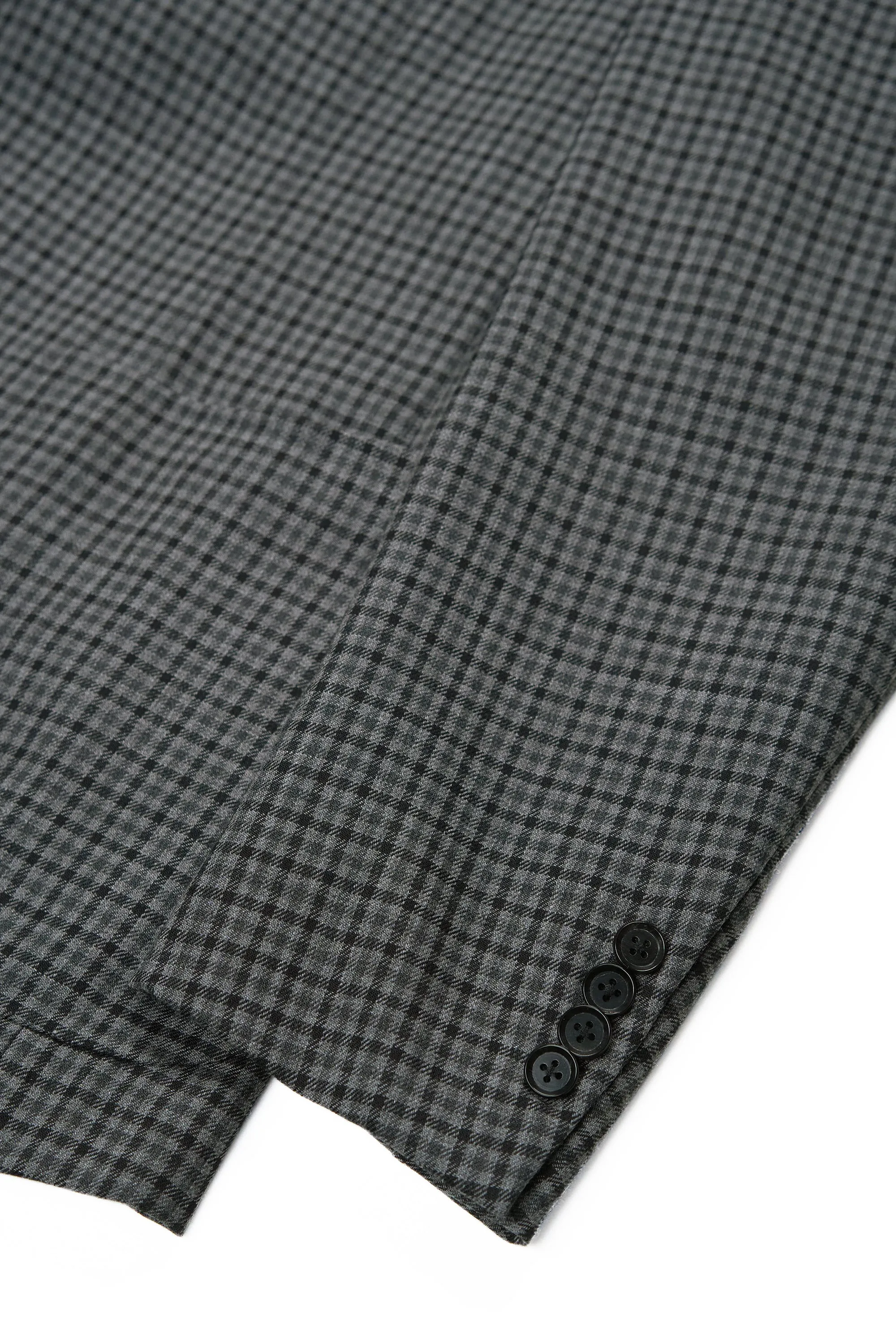 The Armoury Model 3 Grey Wool Check Sport Coat