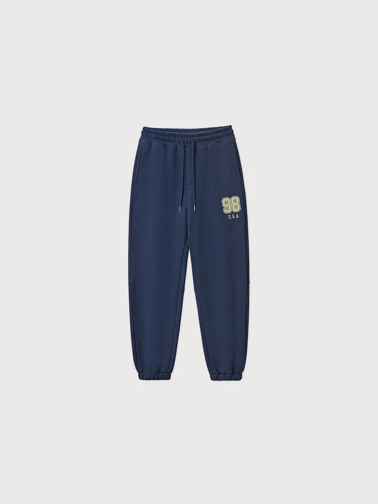 Thickened Simple Casual Sports Padded Sweatpants