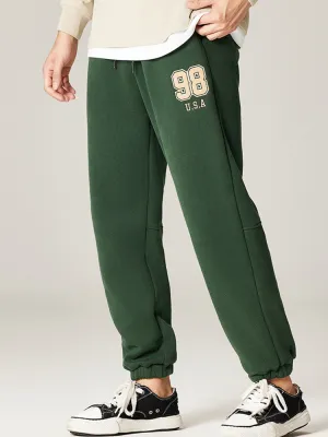 Thickened Simple Casual Sports Padded Sweatpants