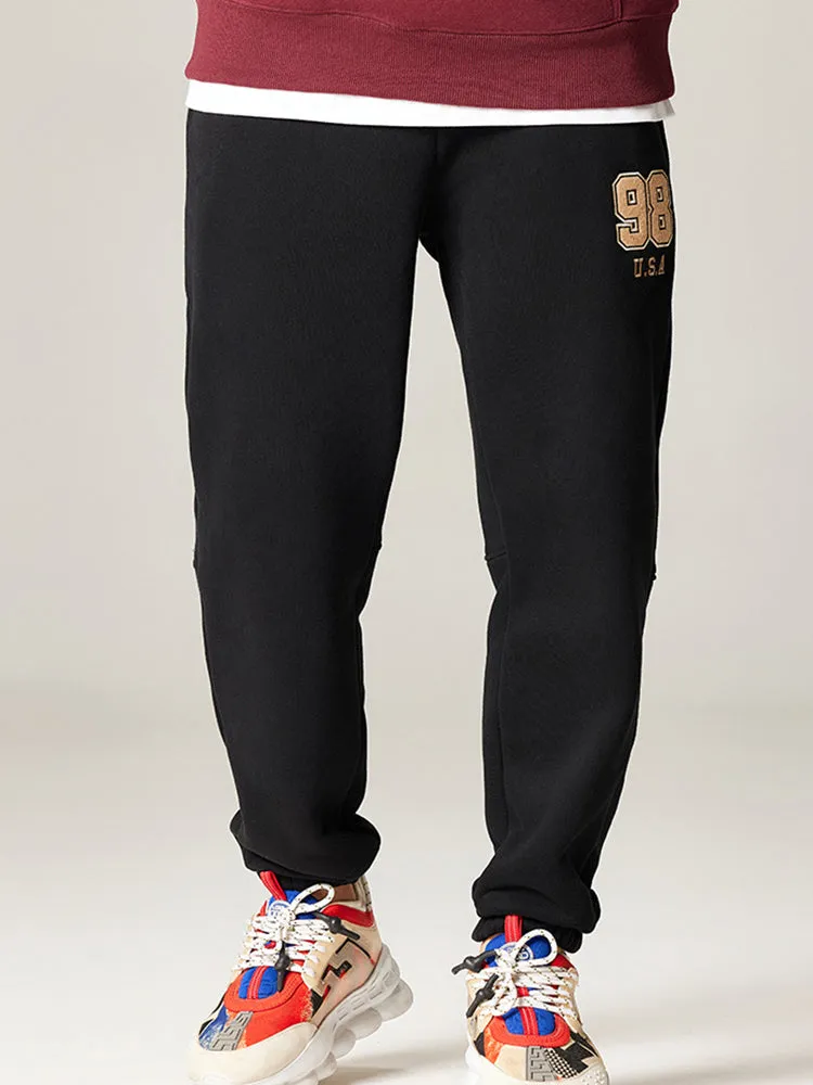 Thickened Simple Casual Sports Padded Sweatpants