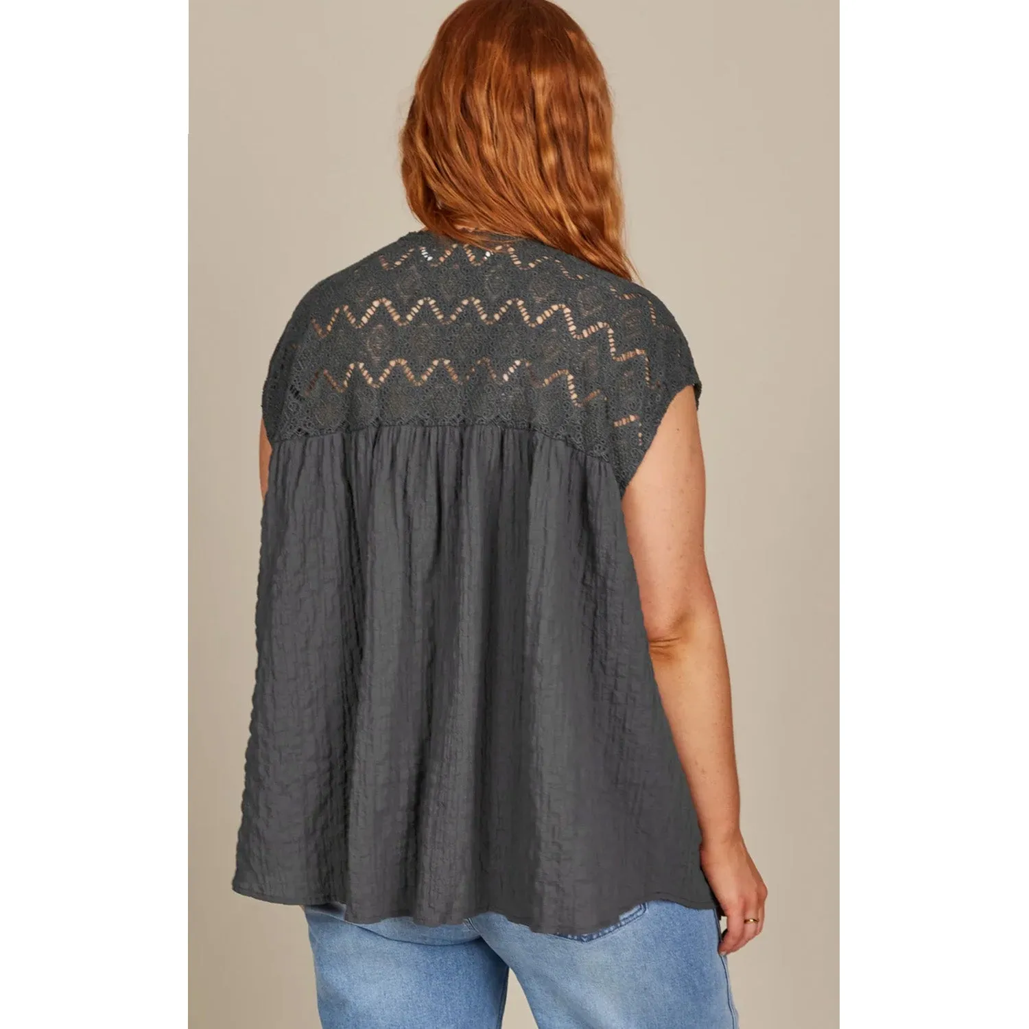 Top Fleur Relaxed ONE SIZE - Graphite