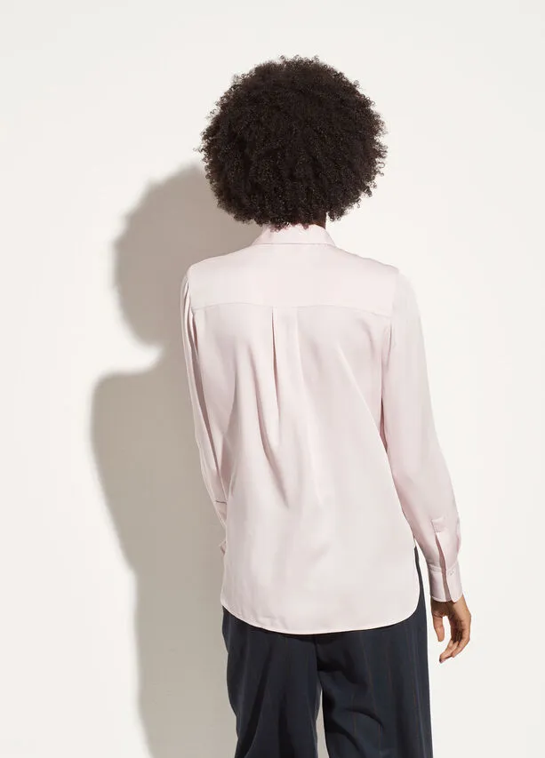 Vince - Slim Fitted Blouse in Rosa Seco