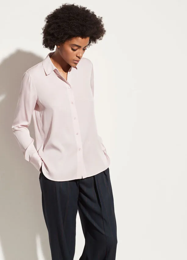 Vince - Slim Fitted Blouse in Rosa Seco