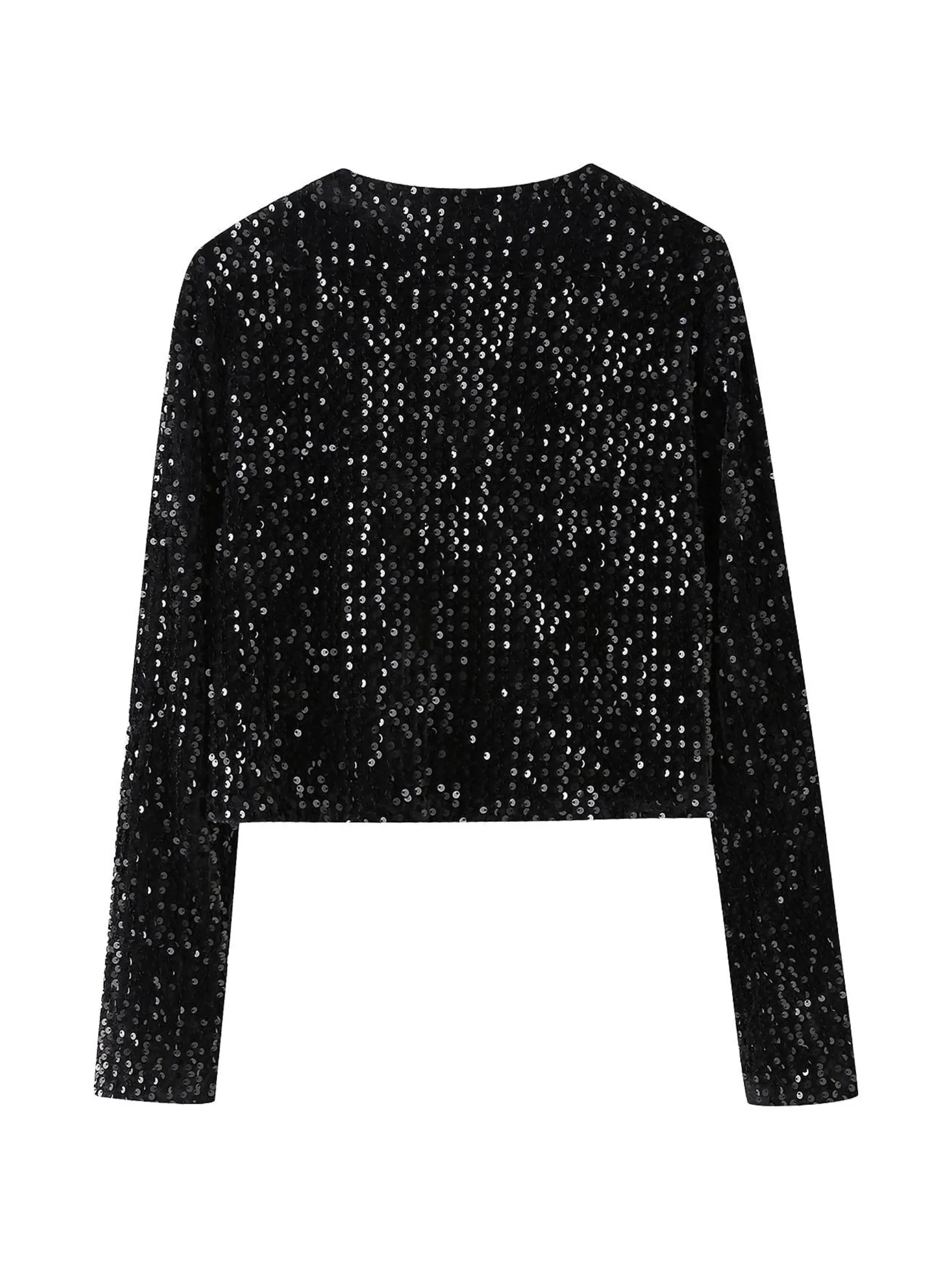 Wendy Sequin Bow Jacket