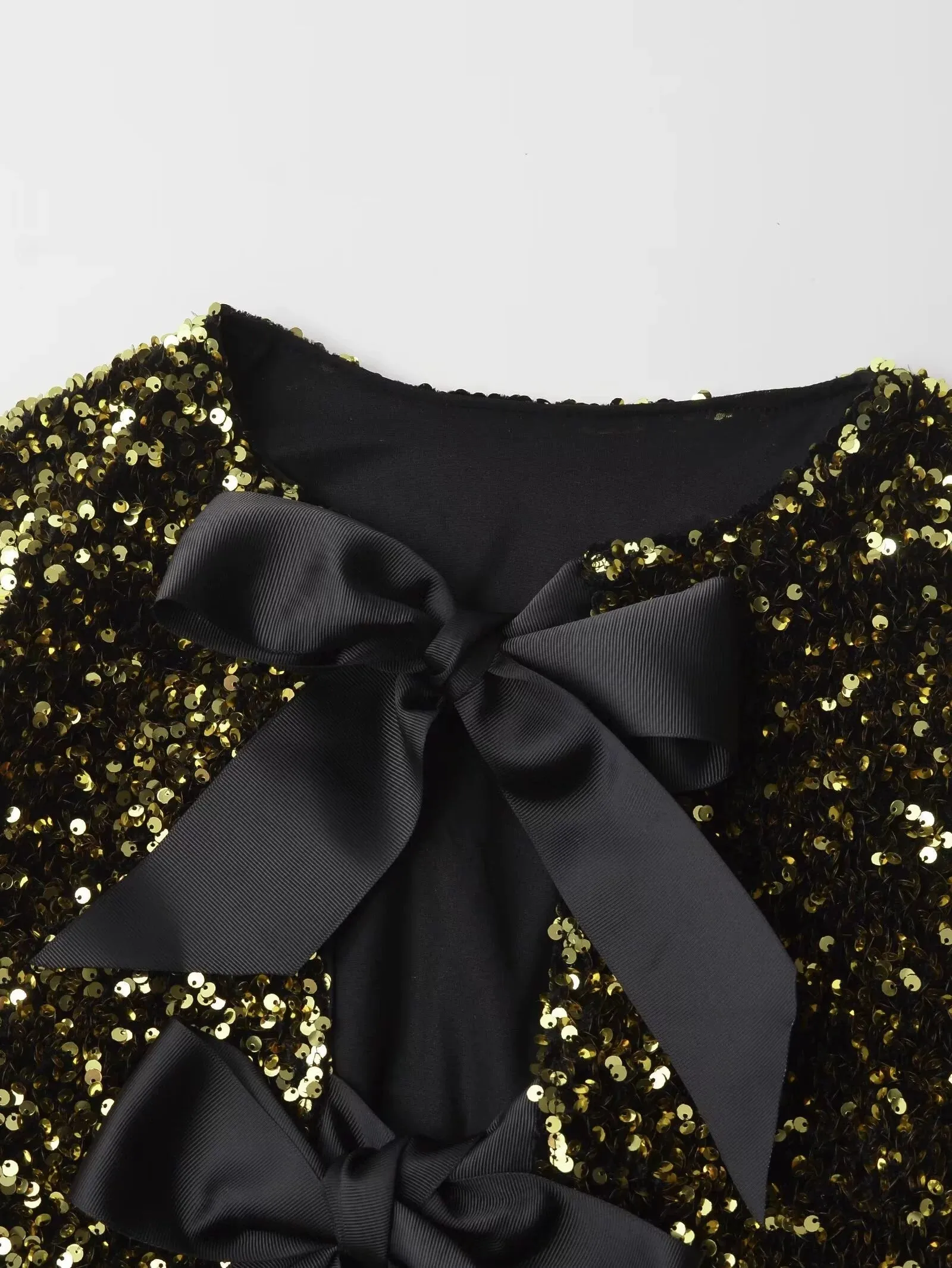 Wendy Sequin Bow Jacket