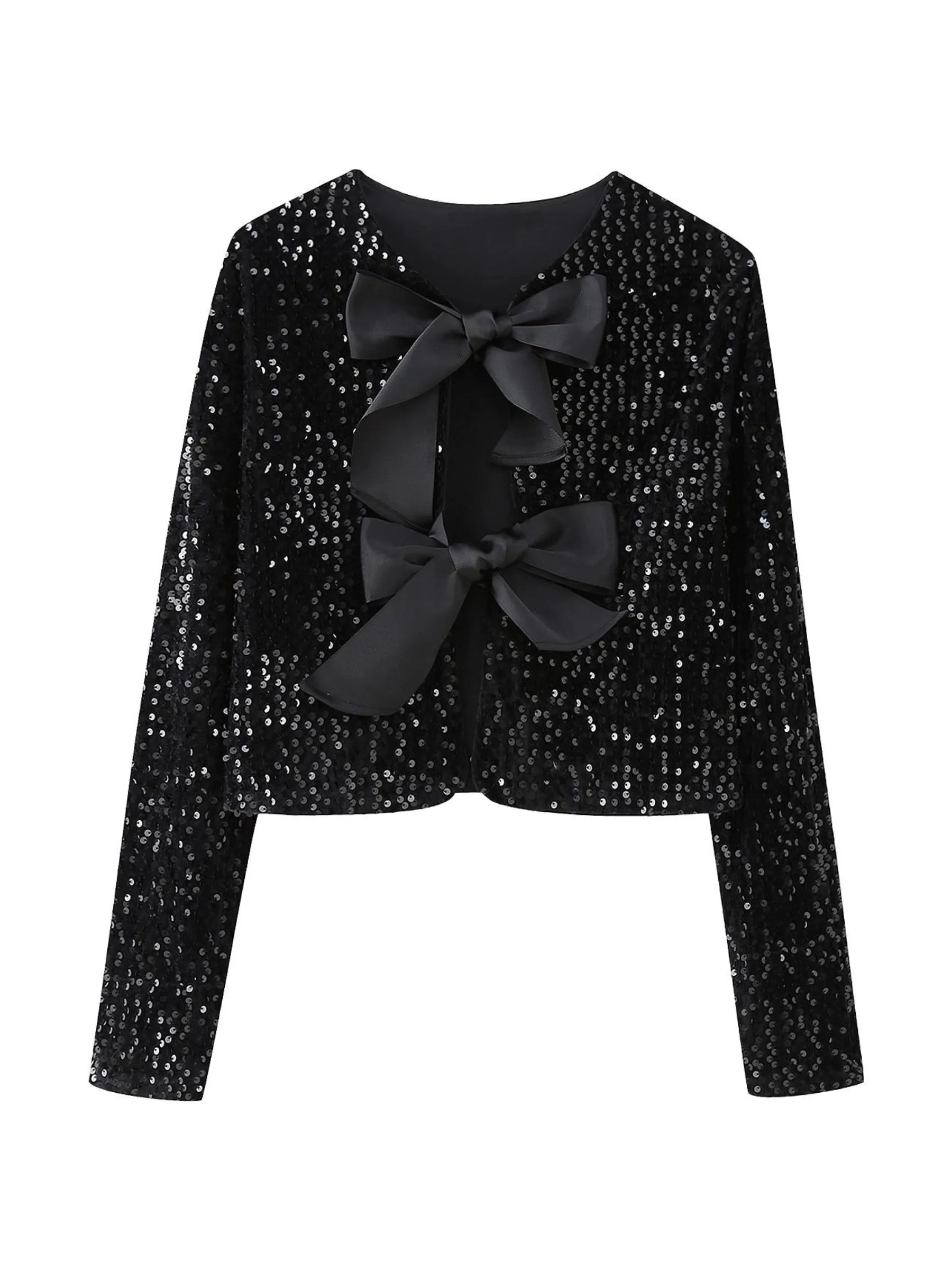 Wendy Sequin Bow Jacket