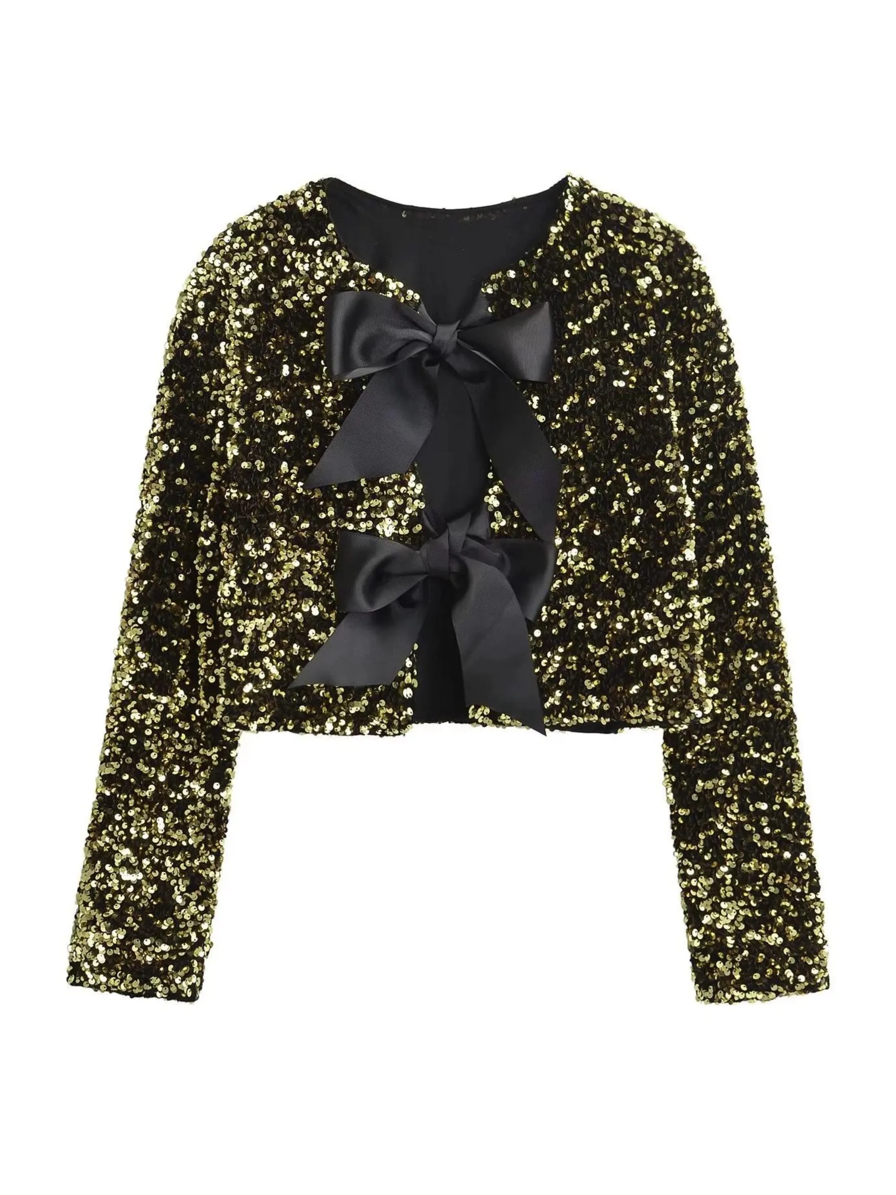 Wendy Sequin Bow Jacket