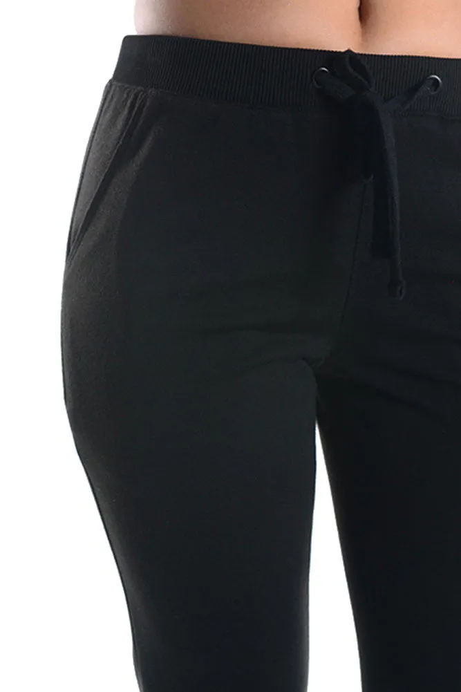 Women's Solid French Terry Jogger Pants